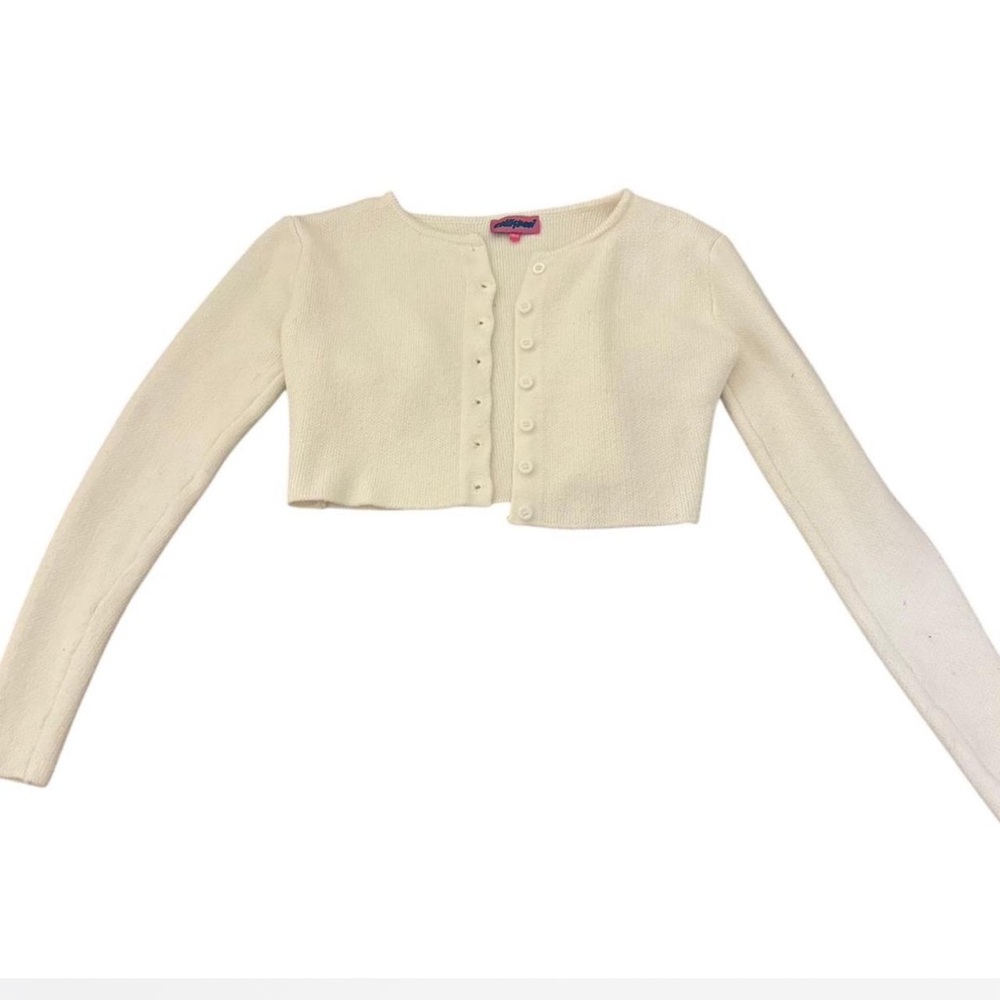 Brandy Melville Cream Cropped Cardigan
